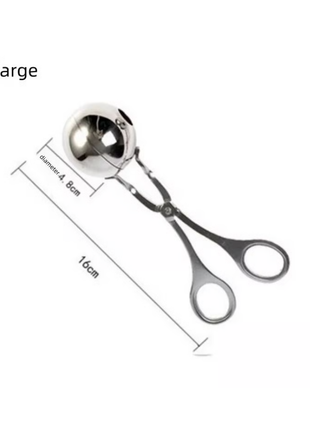 Meat Ball Maker Tool Stainless Steel Clip Round Rice Ball Shaper Spoon Meatball Making Mold Non Stick Stuffed Kitchen Gadget