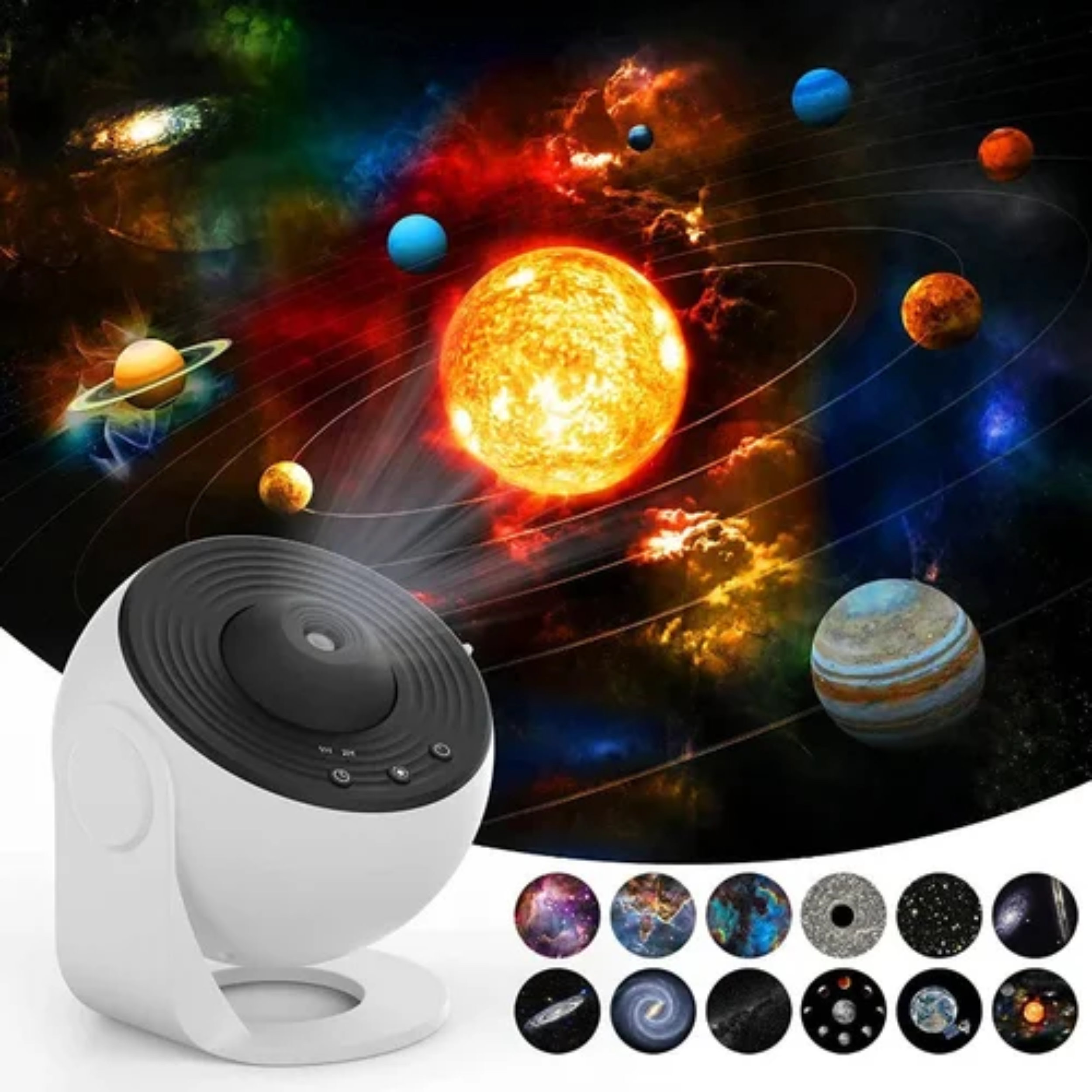 Galaxy Star Projector Night Light – 360° Rotating Starry Sky Planetarium Lamp for Kids Bedroom, Romantic Decor & Gifts