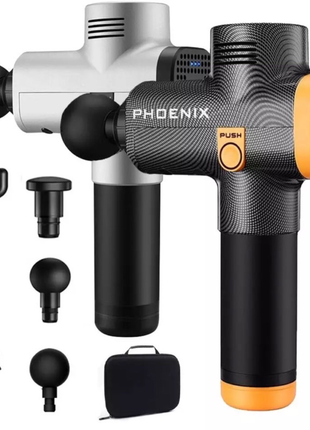 Phoenix A2 Massage Gun Muscle Relaxation Deep Tissue Massager Dynamic Vibrator Back Portable Handheld Display Fascia Gun Massage