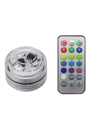 Wireless Adhesive LED Car Interior Ambient Light Remote Control Decor Auto Roof Foot Atmosphere Lamp Bicycle Tail Light