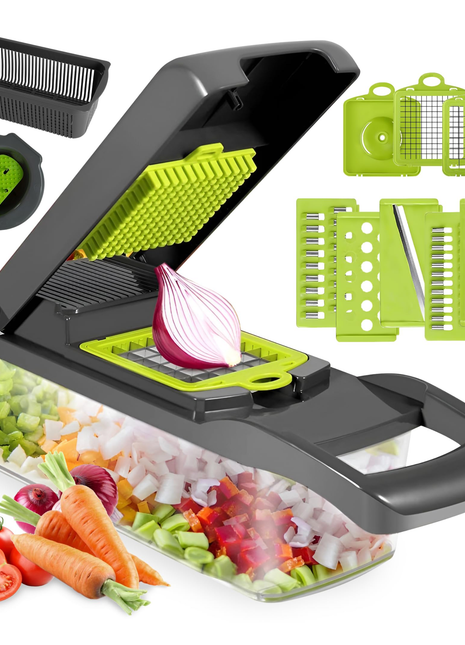 Kitchen professional chopper-type slicer, multifunctional food chopper, blade vegetable chopper.