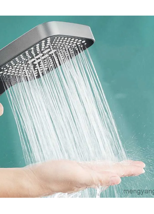 Adjustable Shower Head 3 Mode Rainfall Shower Large Flow Showerhead High Pressure Water Saving Shower Mixer Bathroom Accessories