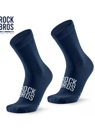 ROCKBROS Cycling Socks Soothing Sport Socks Shock Absorbing Bike Socks Breathable Fabric High Elastic Outdoor Socks A pair