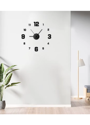 Creative Frameless DIY Wall Clock Wall Decal Home Silent Clock Living Room Office Wall Decoration