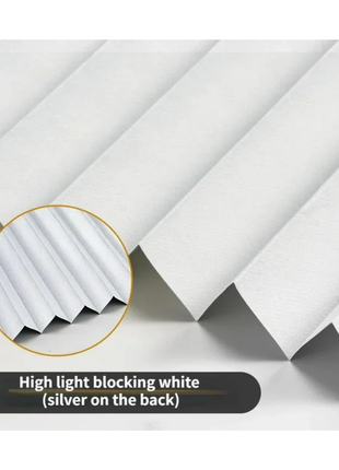 5 Size Self-adhesive Pleated Blinds Bathroom Balcony Shades Half Blackout Windows Curtains for Bedroom Living Room Balcony