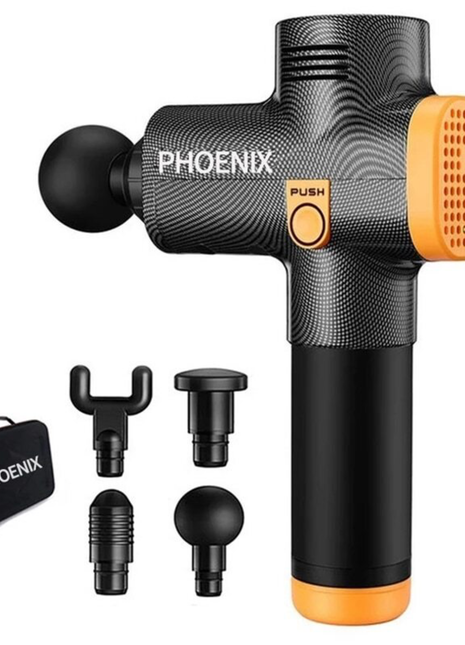Phoenix A2 Massage Gun Muscle Relaxation Deep Tissue Massager Dynamic Vibrator Back Portable Handheld Display Fascia Gun Massage