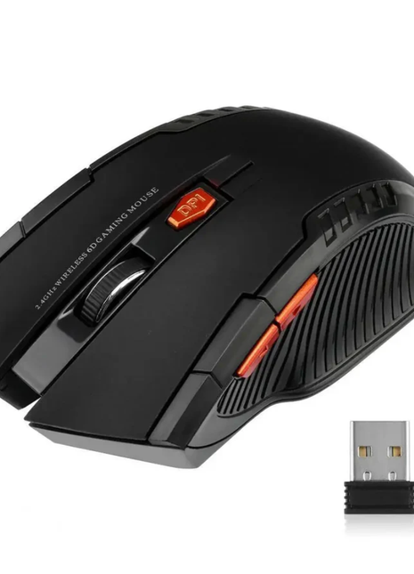 2.4G Wireless Mouse 1600DPI Optical Mouse Gamer for Computer 6 Buttons Wireless Mice with USB Receiver for PC Laptop Accessories