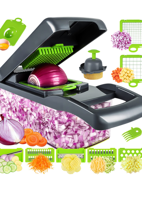 Kitchen professional chopper-type slicer, multifunctional food chopper, blade vegetable chopper.