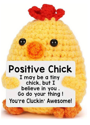 New Positive Energy Potato Hug Pocket Mini Handmade Plush Wool Knitting Doll with Card Funny Christams Gift Home Room Decoration