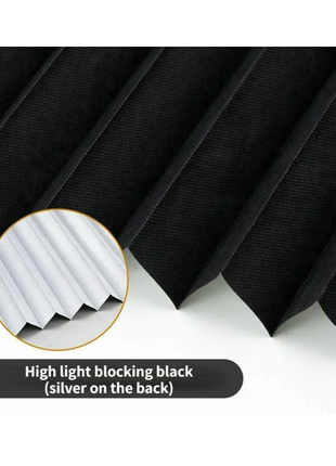 5 Size Self-adhesive Pleated Blinds Bathroom Balcony Shades Half Blackout Windows Curtains for Bedroom Living Room Balcony