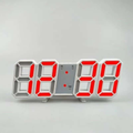 3D LED Digital Wall Clock – Alarm Clock with Time, Date & Temperature Display