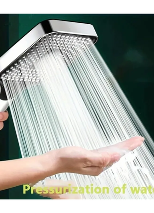 Adjustable Shower Head 3 Mode Rainfall Shower Large Flow Showerhead High Pressure Water Saving Shower Mixer Bathroom Accessories