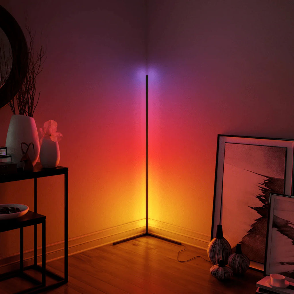 RGB Corner Floor Lamp – Smart Ambient LED Light for Modern Rooms