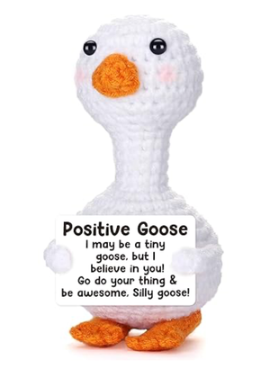 New Positive Energy Potato Hug Pocket Mini Handmade Plush Wool Knitting Doll with Card Funny Christams Gift Home Room Decoration