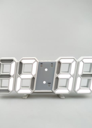 Purchase Products Clock 3D LED Digital Alarm Clock Wall Clock Time/date/temperature For Home/kitchen/office Clocks Decor Garden